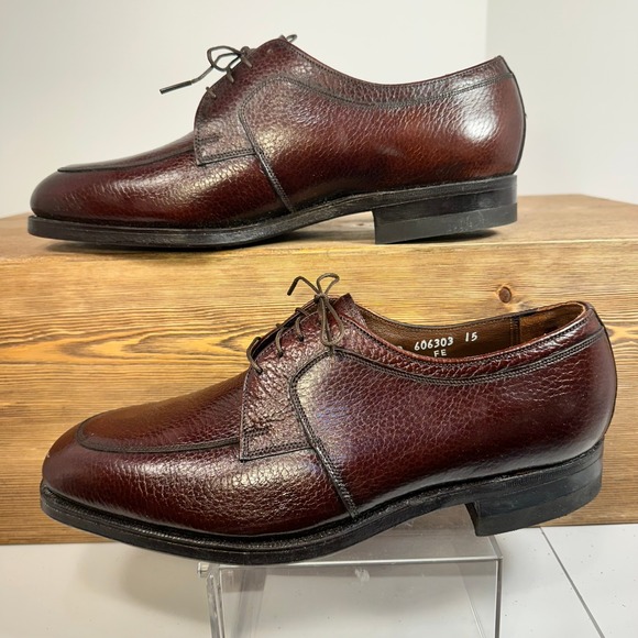 Florsheim Other - VTG Florsheim Comfort Cushion Mens Leather Derby Shoes SZ 8.5D Brown 606303